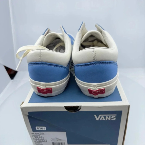 VANS Mens Shoes Old Skool VLT LX Bonnie Skateboard Sneakers Blue White Size 9 main image 7